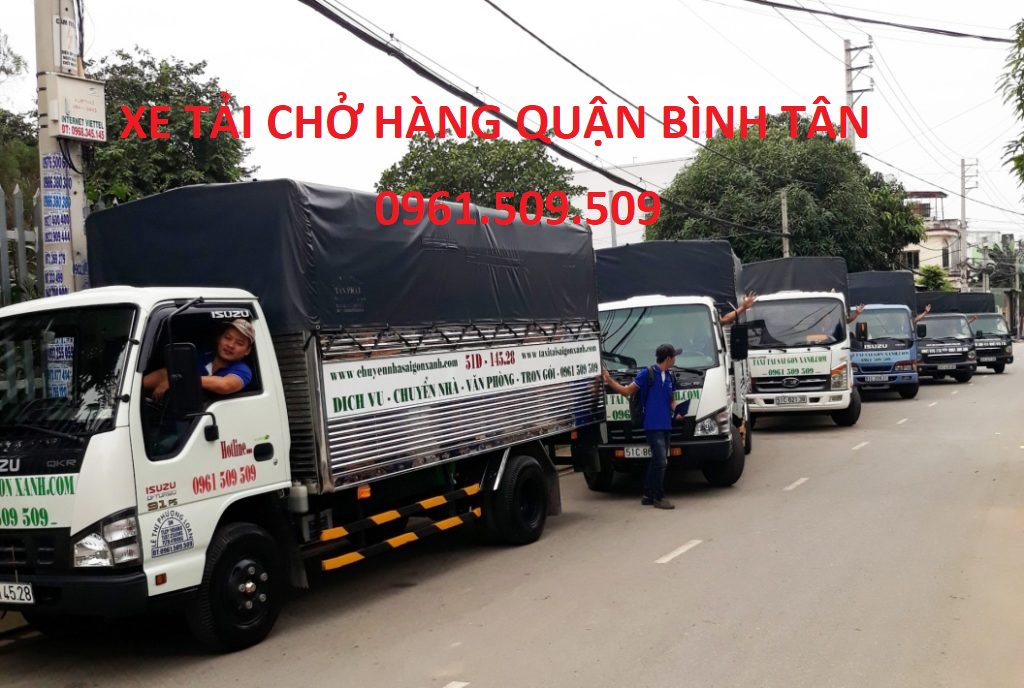 Xe tải chở hàng quận Bình Tân 