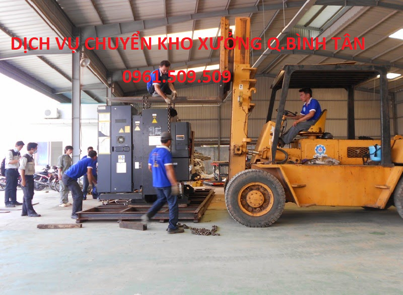 dịch vụ chuyển kho xưởng quận Bình Tân